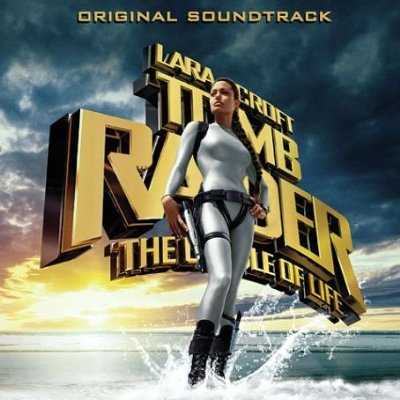 VARIOUS — LARA CROFT TOMB RAIDER THE CRADLE OF LIFE record label scan