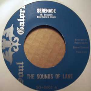SOUNDS OF LANE — SERENADE / SAME record label scan