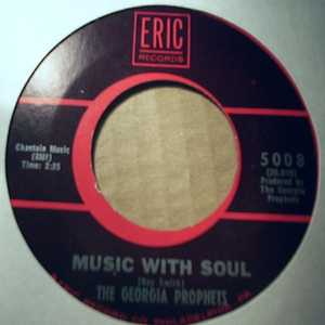 GEORGIA PROPHETS — MUSIC WITH SOUL / CALIFORNIA record label scan