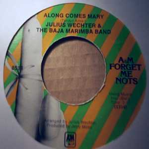 JULIUS WECHTER AND BAJA MARIMBA BAND — ALONG COMES MARY / YES SIR, THAT'S MY BABY record label scan