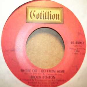 BROOK BRENTON WHERE DO WE GO FROM HERE / RAINY NIGHT IN GEORGIA