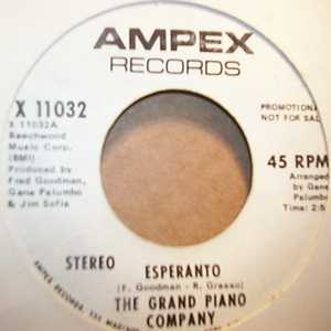 GRAND PIANO COMPANY — ESPERANTO / SAME record label scan