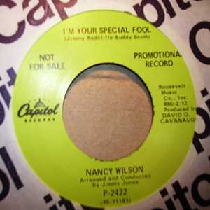 NANCY WILLSON I'M YOUR SPECIAL FOOL / YOU'D BETTER GO
